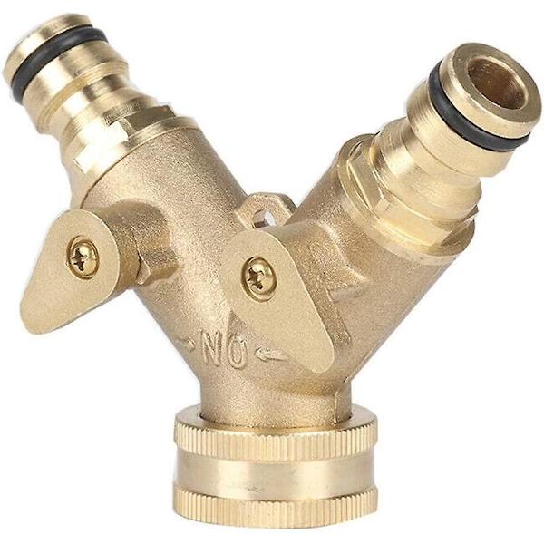 Koblingssystem med 3/4 \" avstengningskraner i ubehandlet messing