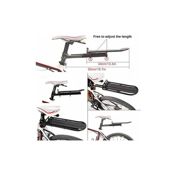 Adjustable Luggage Rack Bicycle Carrier Accessory Quick Release Bike Rack BK41