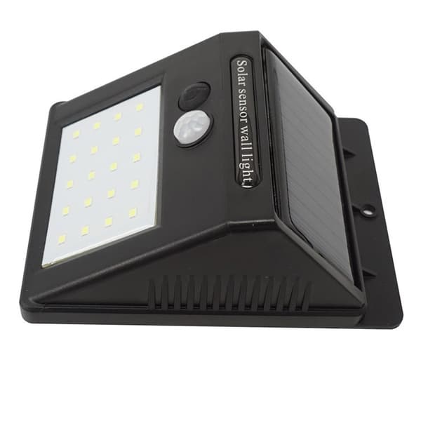 16 LED solcellelampe med bevægelsessensor og lyssensor til automatisk tænding og slukning [Energiklasse A+++]