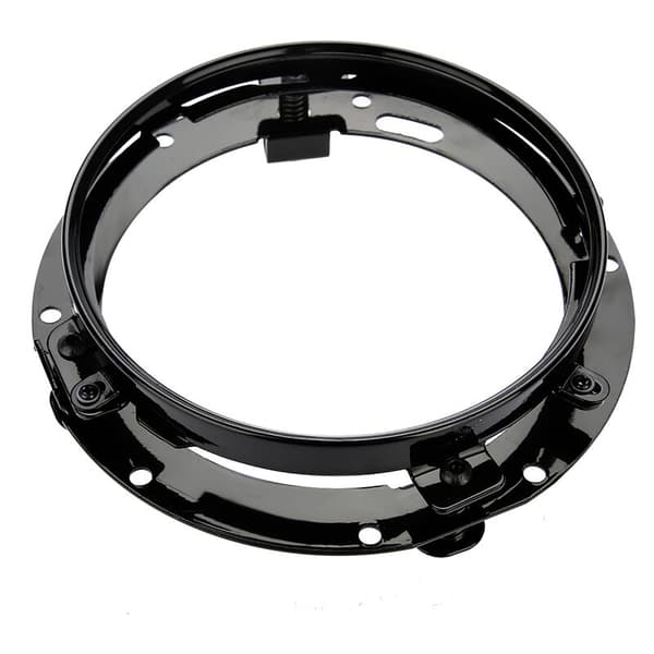 7 \" Bilforlygte Cirkulær Ring Monteringsbeslag til Jeep Wrangler (Sort)