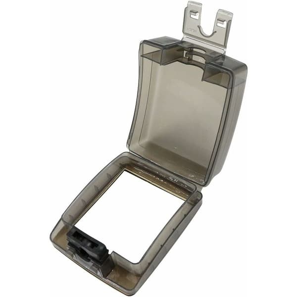 Waterproof Plastic Wall Switch Cover - Concealed Water Box Cover, Switch Box, Universal Splash-Proof Socket Accessories (Transparent)