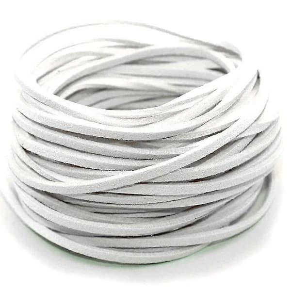 5 stk DIY Armbånd Tråd Snor Læder 3mm 1M Ruskind Smykker sort sort