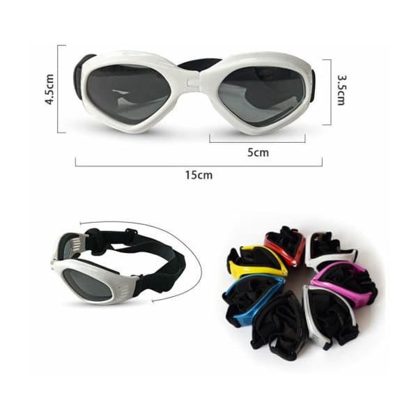 Pet Goggles Hund Vikbara Husdjursglasögon Röd