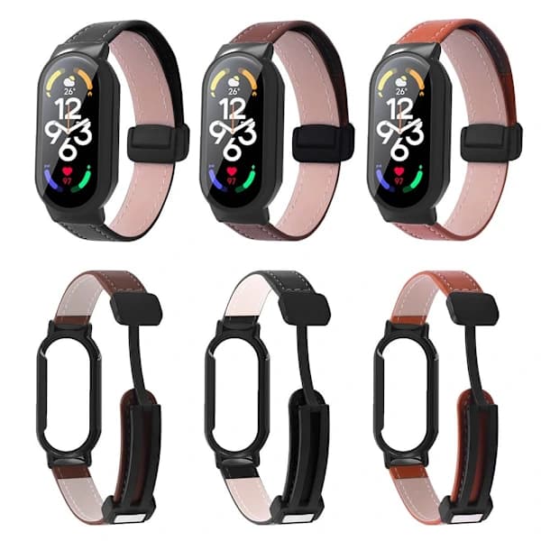Læderrem Strap&Case SORT sort