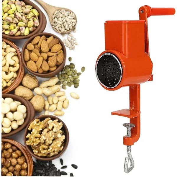 Hand-Cranked Corn Mill - Manual Grain Grinder - Premium Stainless Steel Grain Mill - for Grinding Coffee Beans - Efficient Kitchen Tool [PB]