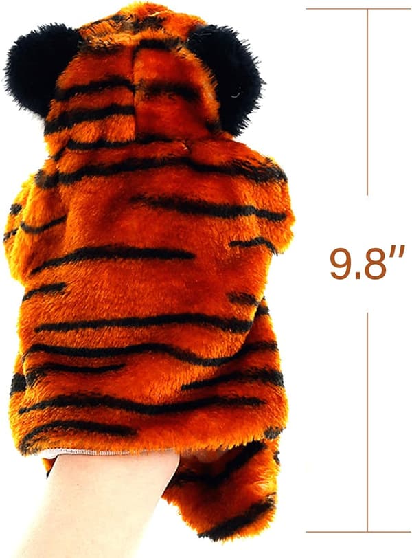 Handdocka - Skogens djurvänner pedagogiska dockor Tiger