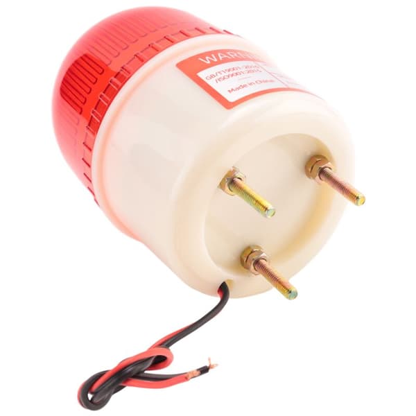 AC 220V 15W Red Industrial Fire Tower Signal Flash Warning Light