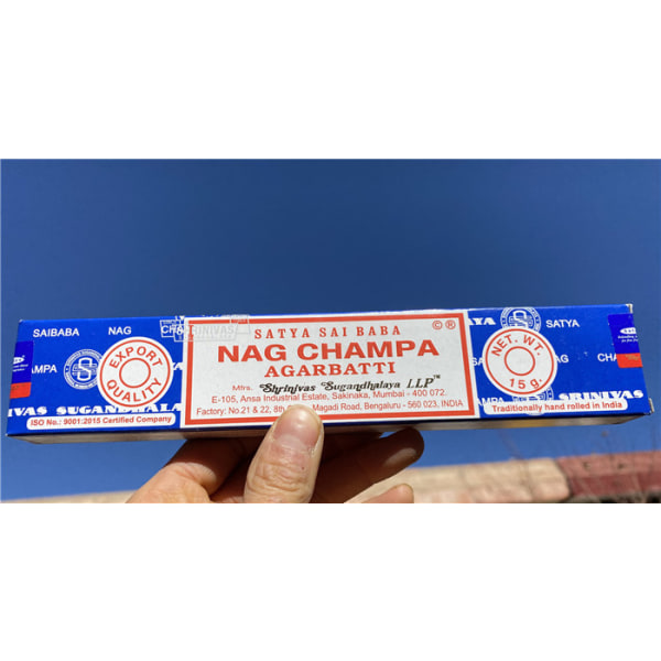 Satya Nag Champa røkelsestickor (forpakning med 10) Multicol Z Multicolored One Size
