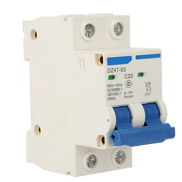 DZ47-63 2 P Mini effektbryter 400VAC (20A)