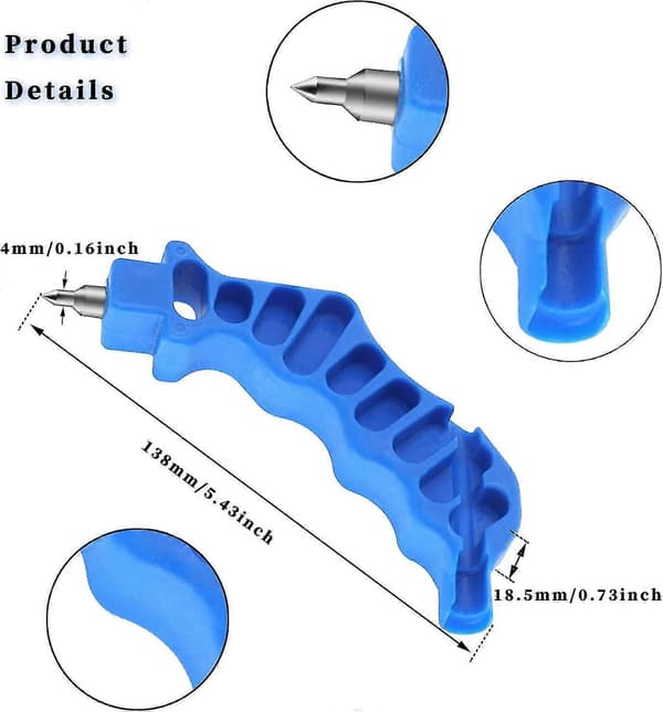 Wabjtam 2-in-1 Hole Punch and Insertion Tool for Drip Irrigation Hose for Easier Assembly