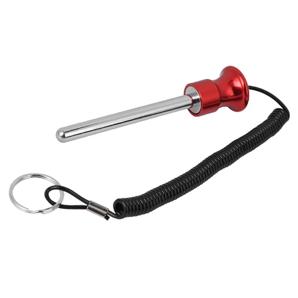Magnetic Weight Stack Pin with Lanyard Strength Training Equipment Accessory Red