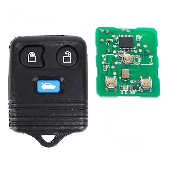 3-button remote control key for Transit black