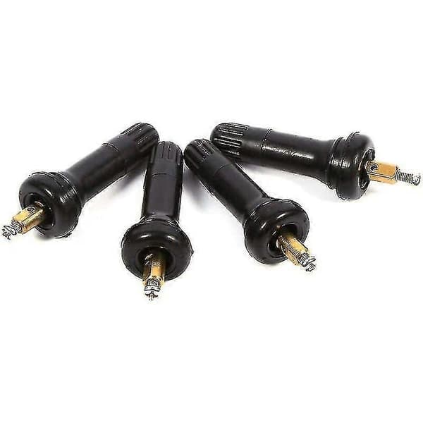 4 st Reparationskit för däckventiler TPMS Trycksensor Däcktrycksövervakningssystem Ventil Snäpp In Däckventilskaft
