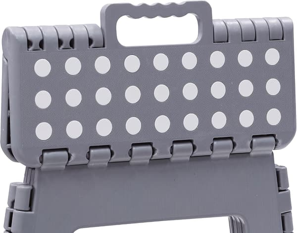 Foldbar skammel 27cm - Sort