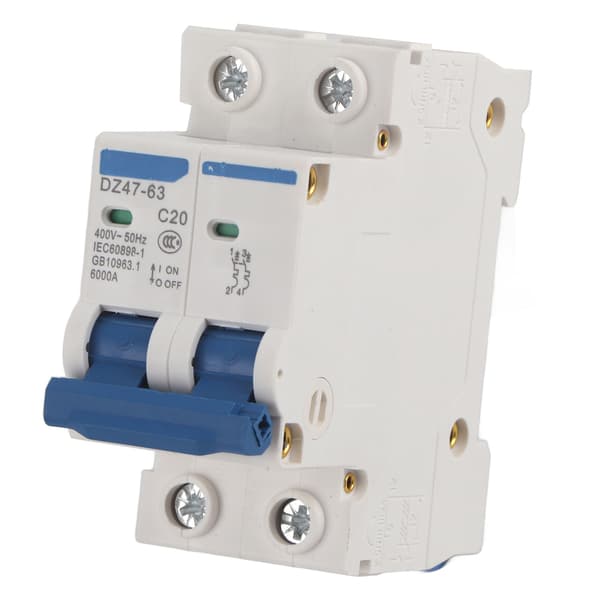 DZ47-63 2 P Mini effektbryter 400VAC (20A)