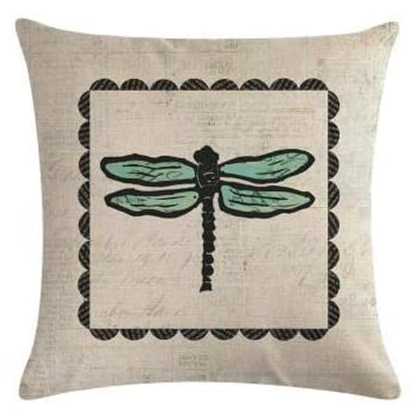 Pillowcase Set, Insect Pattern Decorative Pillow, Sofas Beds, Chairs 18X18 Inch