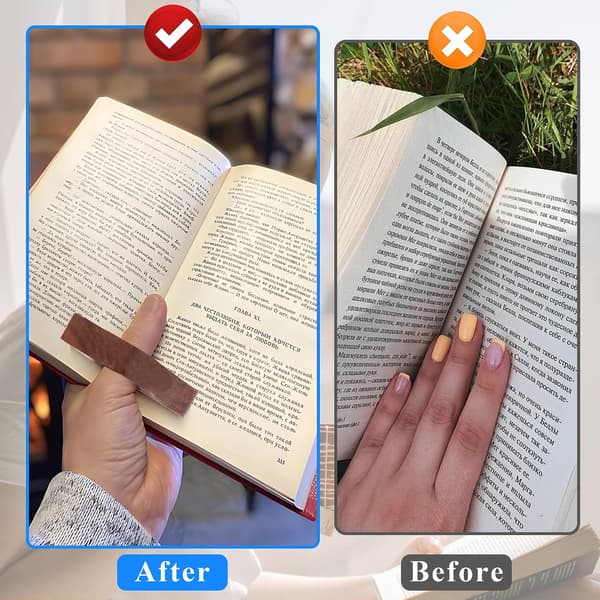 Handmade Walnut Wood Bookmark Holder - Unique Reading Accessory for Book Lovers