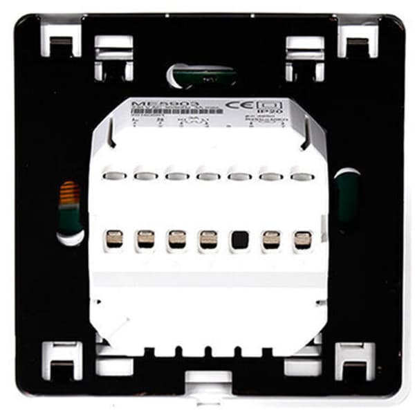 Programmable Electric Underfloor Heating Thermostat 16A with Probe, Digital Room Thermostat Underfloor Heating Controller LCD Touch Screen, 1 pc