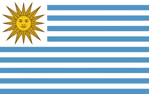 Uruguay flagg Uruguay-FA- 100 Uruguay 100 Uruguay