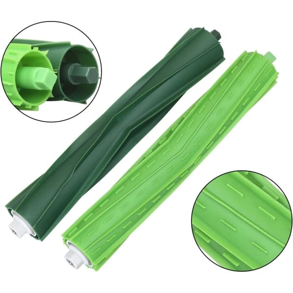 Multi-Surface Gummibørster for iRobot i7 i7+ / i7 Plus i8 E5 E6 E7 Robotstøvsuger, Rulleerstatningsdeler for Roomba E & I-serien