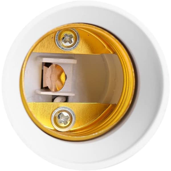 B22 Male to E27 Female Socket Light Bulb Adapter Converter, 5pcs Light Guide Lamp Base No Fire Hazard