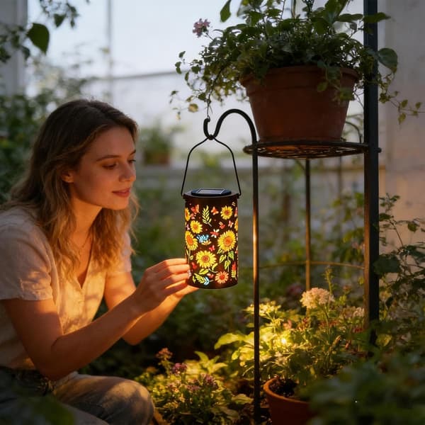 Solcellelamper til haven | Vejrbestandig LED-belysning - Solcellelamper til haven - til baghave, terrasse, balkon, gangsti, garage