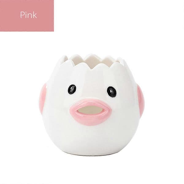 Creative Cartoon Ceramic Yolk and Egg White Separator Egg Opener Small Cute Separation Baking Assistant Kitchen Utensil