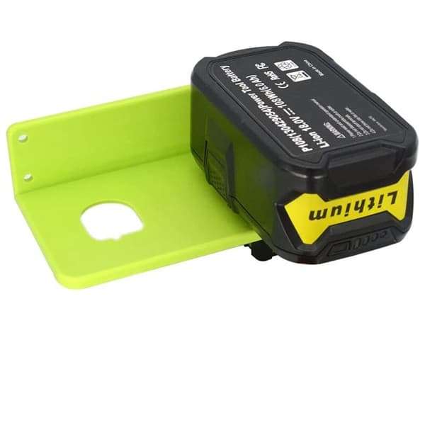 2-pack väggmonterad batterihållare för R-Yobi 18V batteri