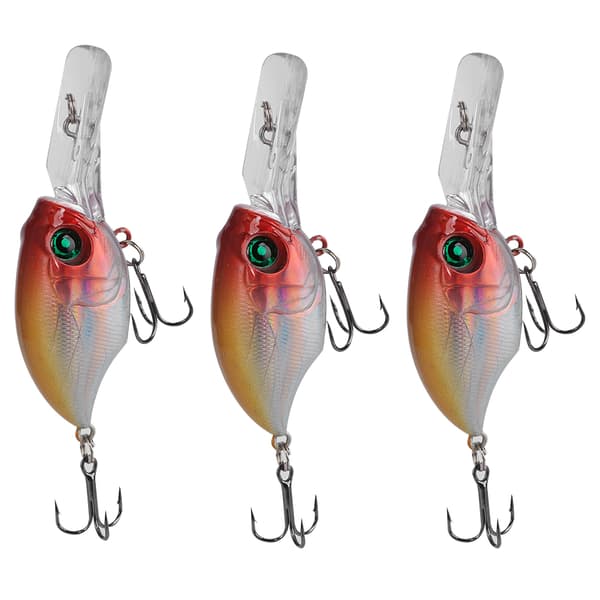 3 stk Deep Diving Scrapper Lure Kunstig Simuleringsagn Fiskeutstyr 2#