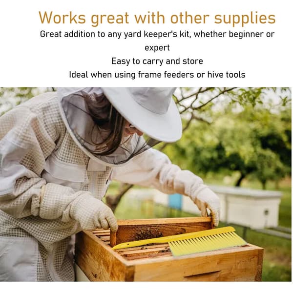 Bee Brush, Professional Soft Beekeeping Equipment, Beehive Brush for Beekeepers