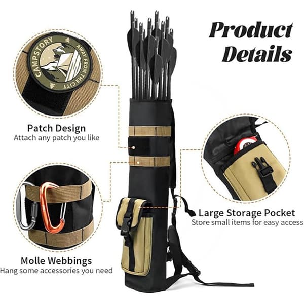 Archery Back Quiver Archery Back Quiver Dual-use Hip