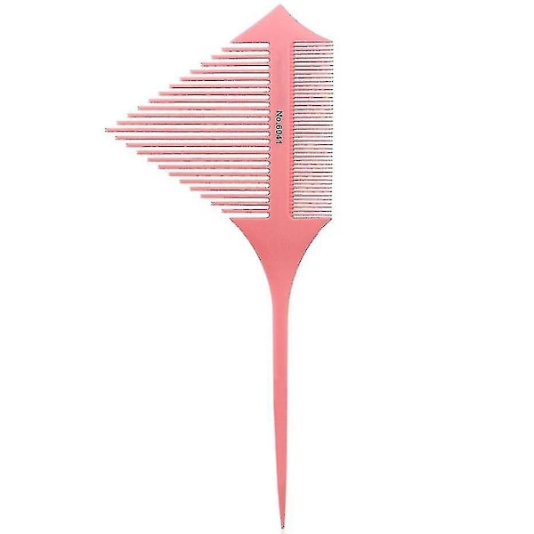 Hair Highlighting Comb Portable Double Sided Pointed Tail Triangle Pick Comb