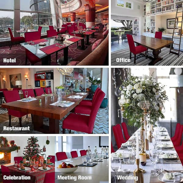Moderne spisestoltrekk, elastisk, vaskbart, strekkbart stoltrekk, dekor til hotell, restaurant, konferanse