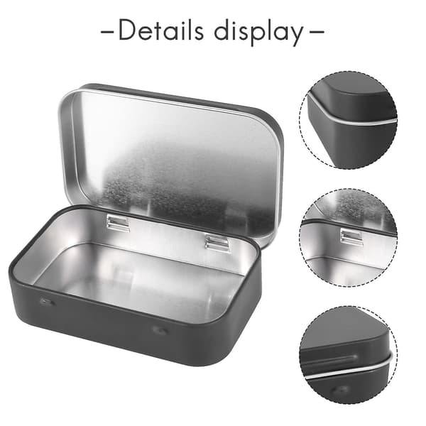 95x60x21mm Plåtlåda Metallåda Med E C Låda S Låda