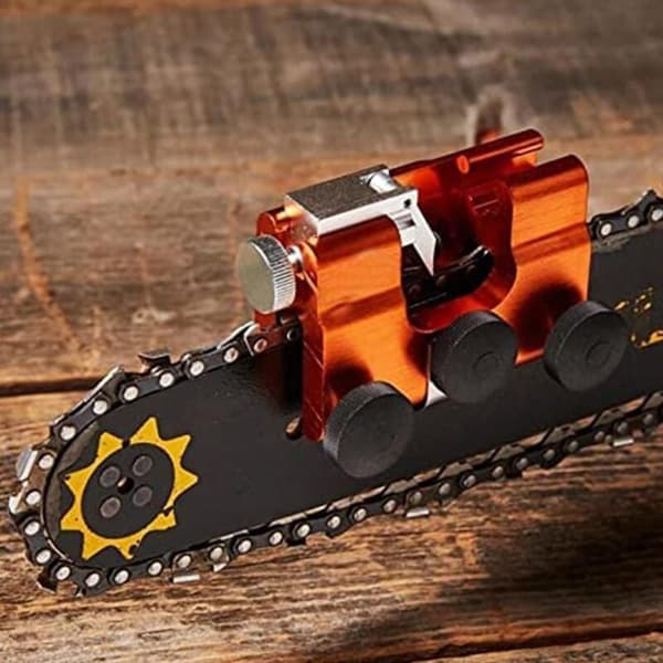 Chainsaw Chain Sharpening Jig, Tooth Sharpener Chainsaw Sharpening Kit Aluminum Alloy Chainsaw Sharpening Set