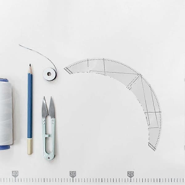 Tablecloth Braided Twist Template, Fabric Patchwork Ruler DIY Tailor Ruler, Ruler Template for Sewing