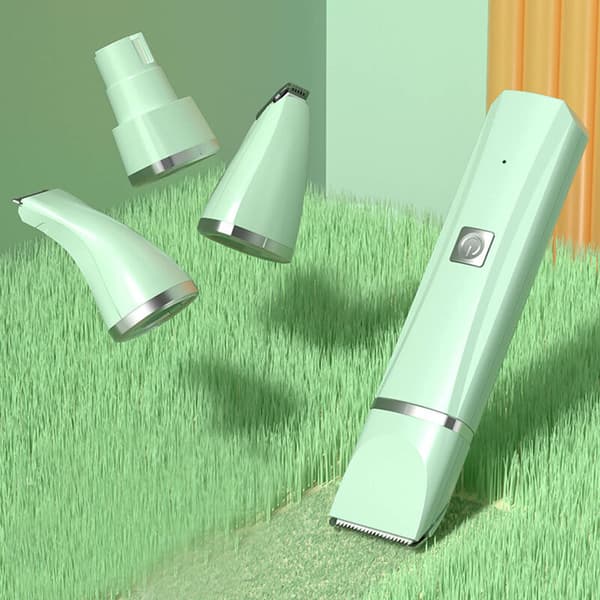 Pet Clippers, Ceramic Blades, Quiet, Cordless Trimmer, Green