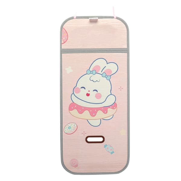 Stroller Cooling Pad Cute Pattern Stroller Cooling Bamboo Mat Breathable Universal Seat Cushion Rabbit