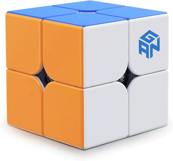 251 V2, 2x2 Speed Cube Gans Mini Cube Puzzle Toy 2x2x2 Magic Cube 51mm Toy For Beginners (stickerless)
