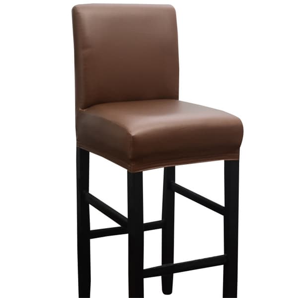 Barstolöverdrag, 2-pack stretch PU barstolöverdrag