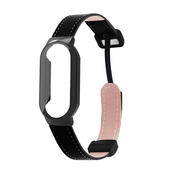 Læderrem Strap&Case SORT sort