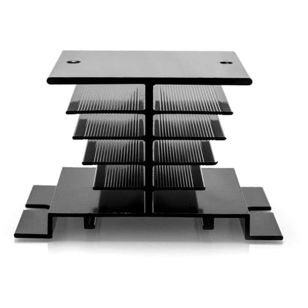 Ny aluminiumkøleplade køling solid state relæ SSR køler til SSR-10A, 25A, 40A Longziming