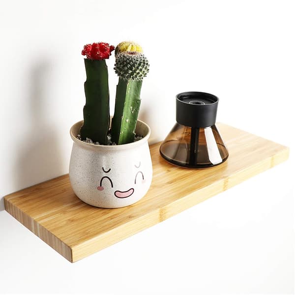 124 mm Floating Shelf Brackets Shelf Bracket, Invisible Floating Shelf Bracket, Brackets Floating Shelf Bracket Wooden Shelf Bracket (White, 2 pcs)
