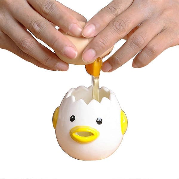 Creative Cartoon Ceramic Yolk and Egg White Separator Egg Opener Small Cute Separation Baking Assistant Kitchen Utensil