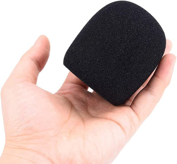 5-pack skummikrofonöverdrag Handhållen mikrofon vindruta (5-pack)