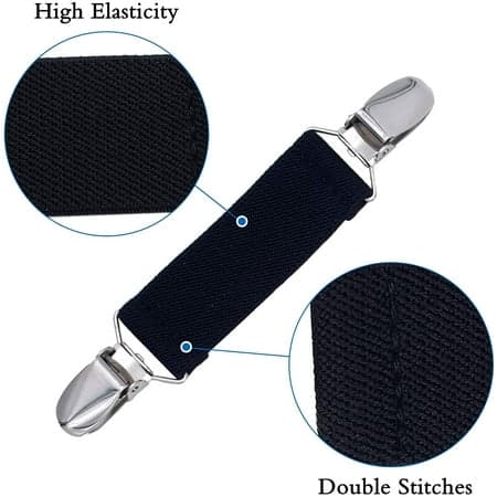 Elastiske Votteklyper, Småbarnsvotter og Hanskeklyper, Rustfritt Stål