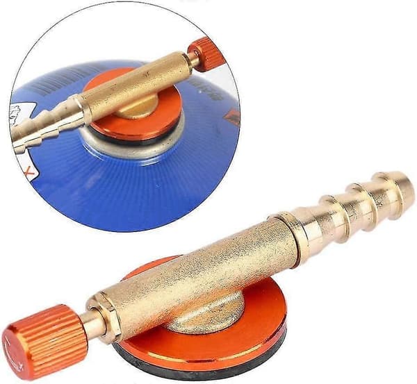 Gasspåfyllingsadapter, messing gasskomfyradapter Universal gasspåfyllingsadapter Slitesterk gassbryteradapter