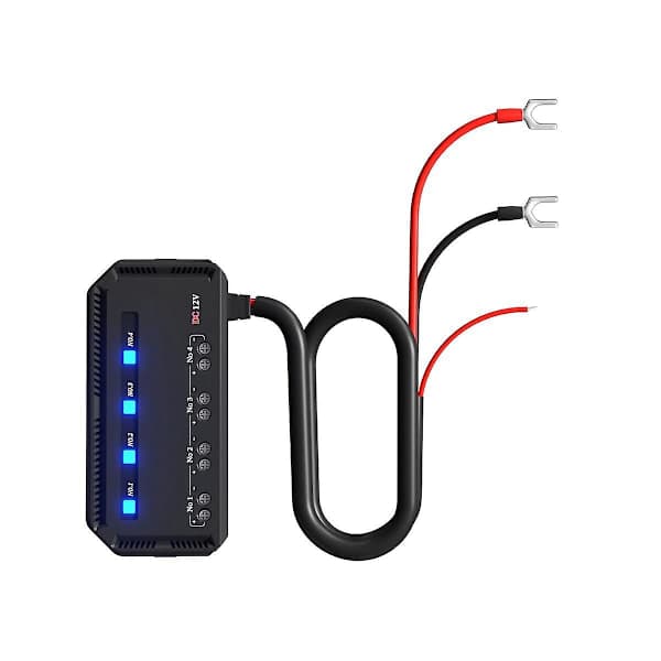 Car Fuse Box Electrical Insulation Battery Protection Junction Box LED Indicator Light Heat Resistant, A