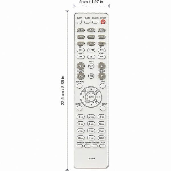 Denon Ceol fjernkontrollerstatning for RCD-N7 N8 N9 N10 M40 CD-mottaker
