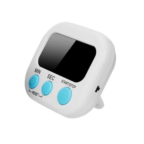 LCD Digital Kjøkken Matlaging Timer Nedtelling Høy Alarm, Baking Stativ Matlaging Timer, Liten Klasserom Læring Timer